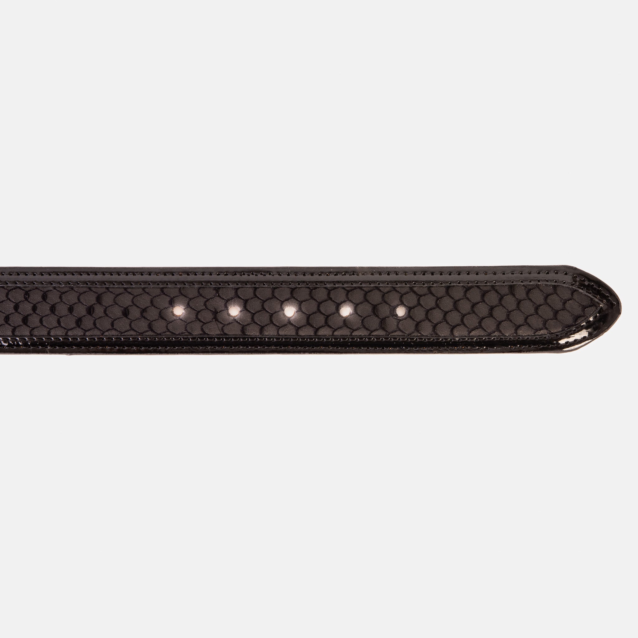 The Imperial Black Leather Belt Fine Craftsmanship