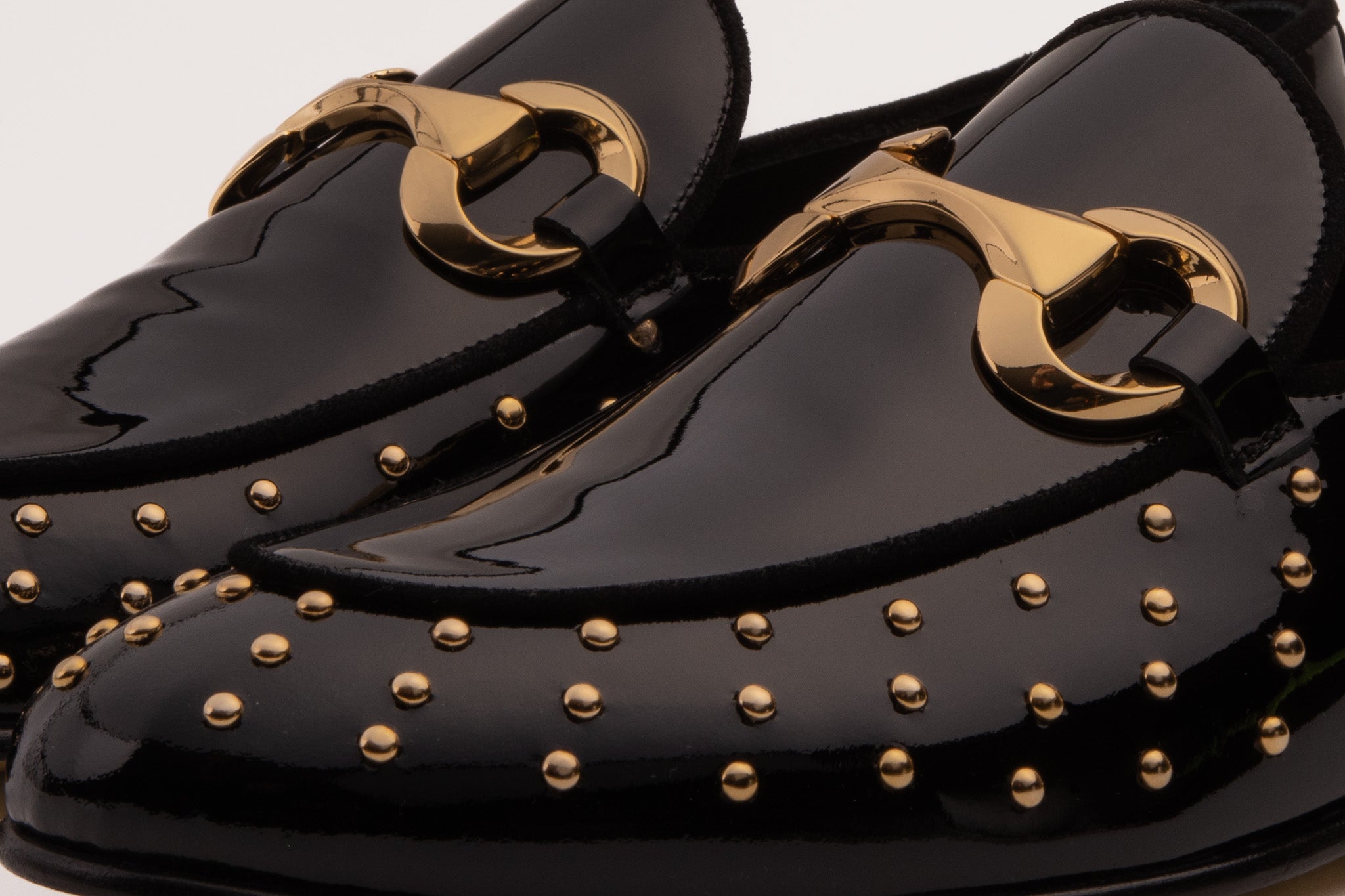 The Jupiter  Shoe Black Spike Leather  Bit Dress Loafer Limited Edition  Shoe Exclusive Style