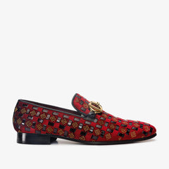 The Vicino Shoe Burgundy Bit Dress Loafer Limited Edition Shoe For Sale