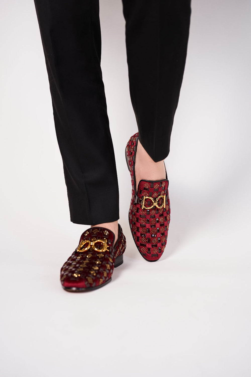 The Vicino Shoe Burgundy Bit Dress Loafer Limited Edition Shoe For Sale