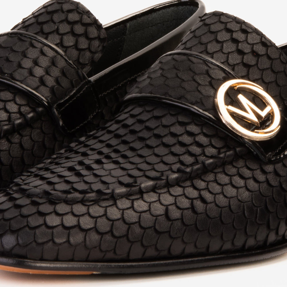 The Monarch Black Leather Dress Shoe All New