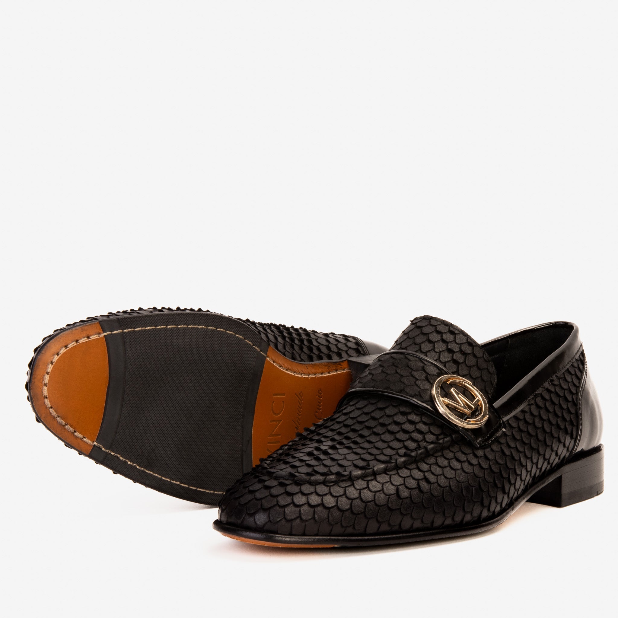 The Monarch Black Leather Dress Shoe All New