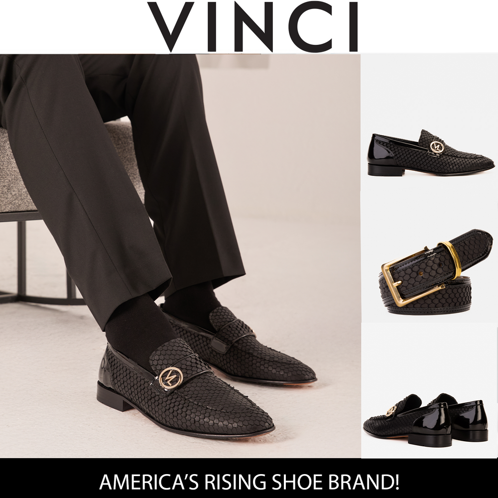 The Monarch Black Leather Dress Shoe All New