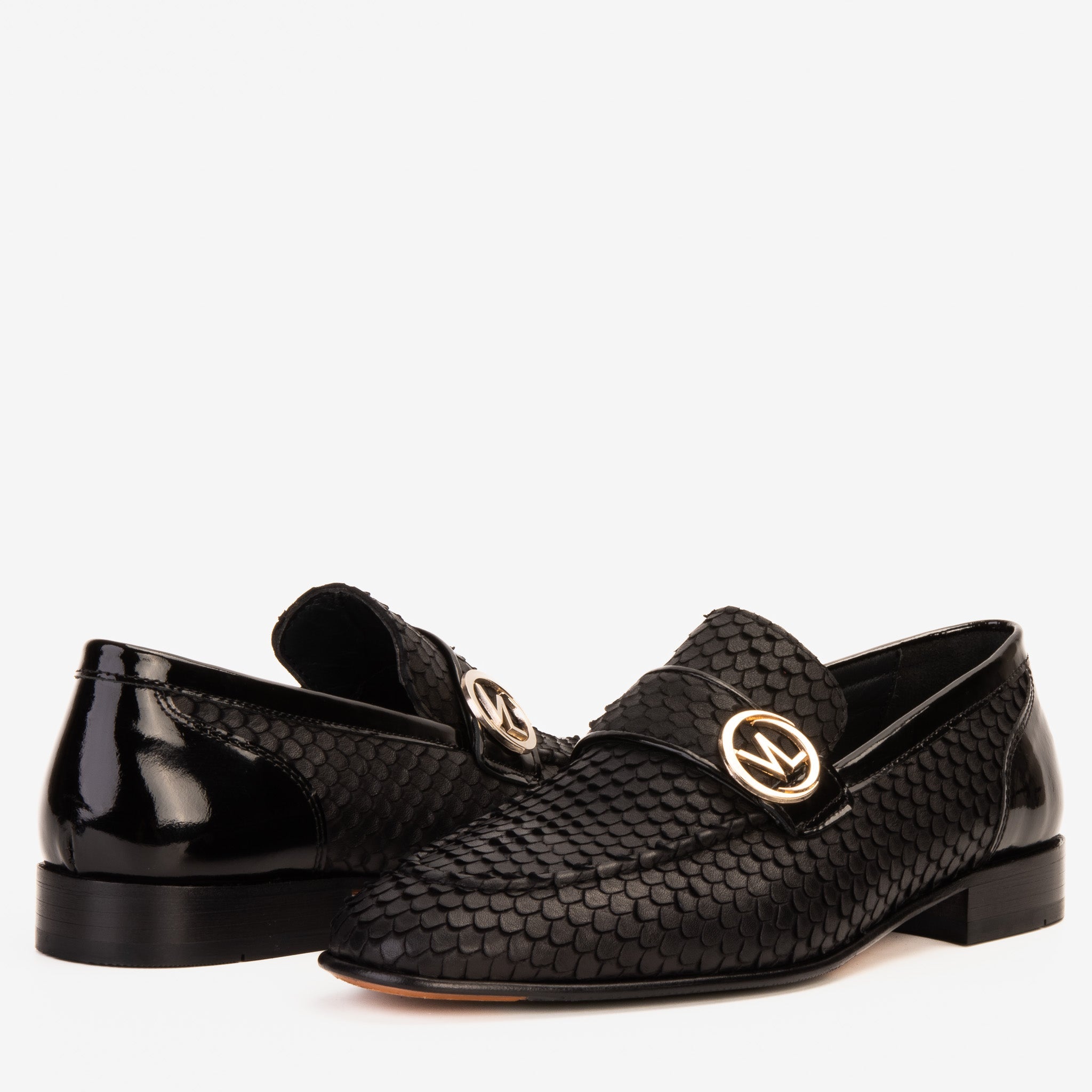 The Monarch Black Leather Dress Shoe All New