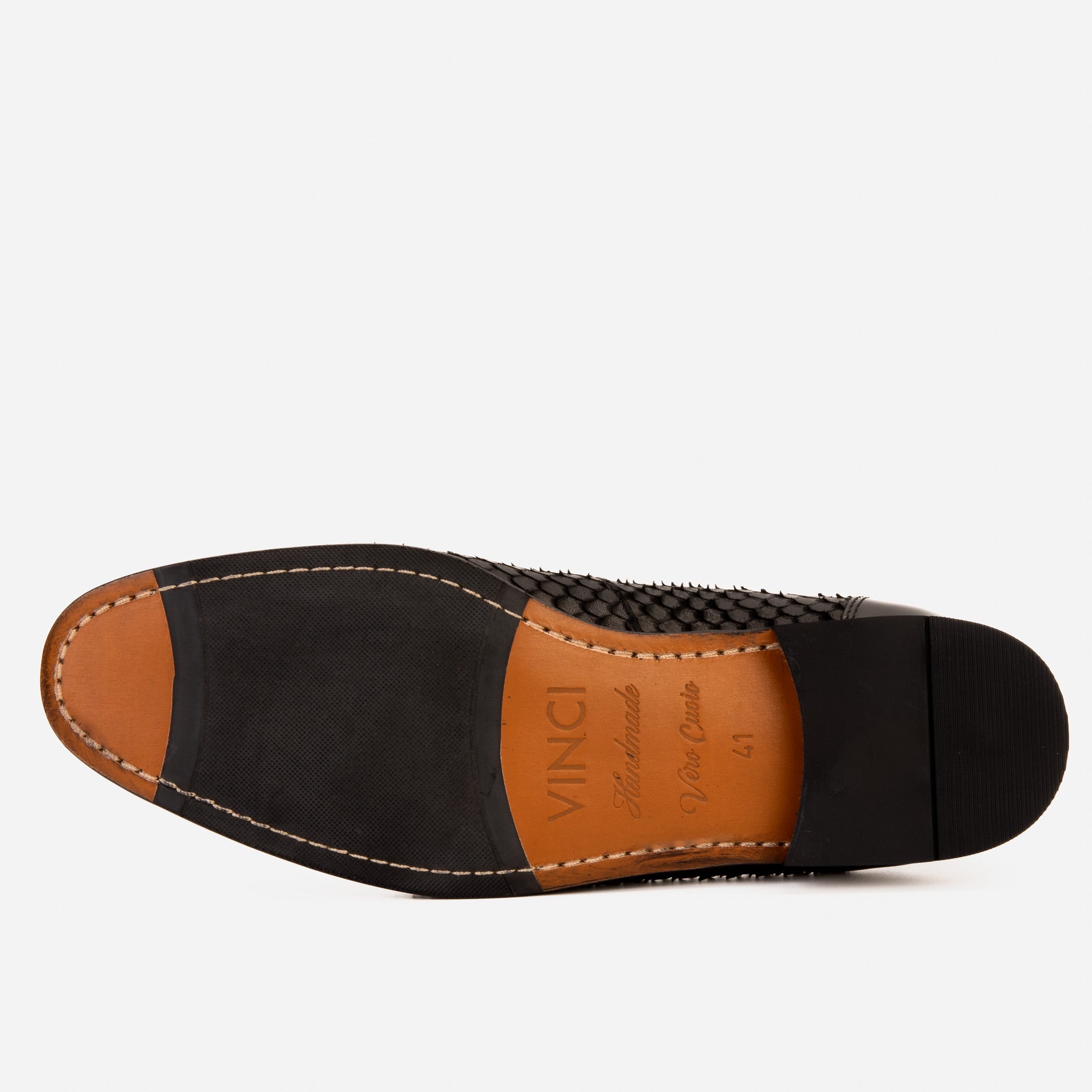 The Monarch Black Leather Dress Shoe All New