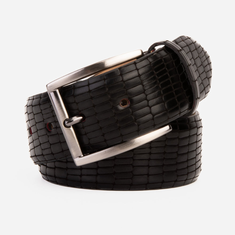 The Empire Black Leather Belt Exclusive Style