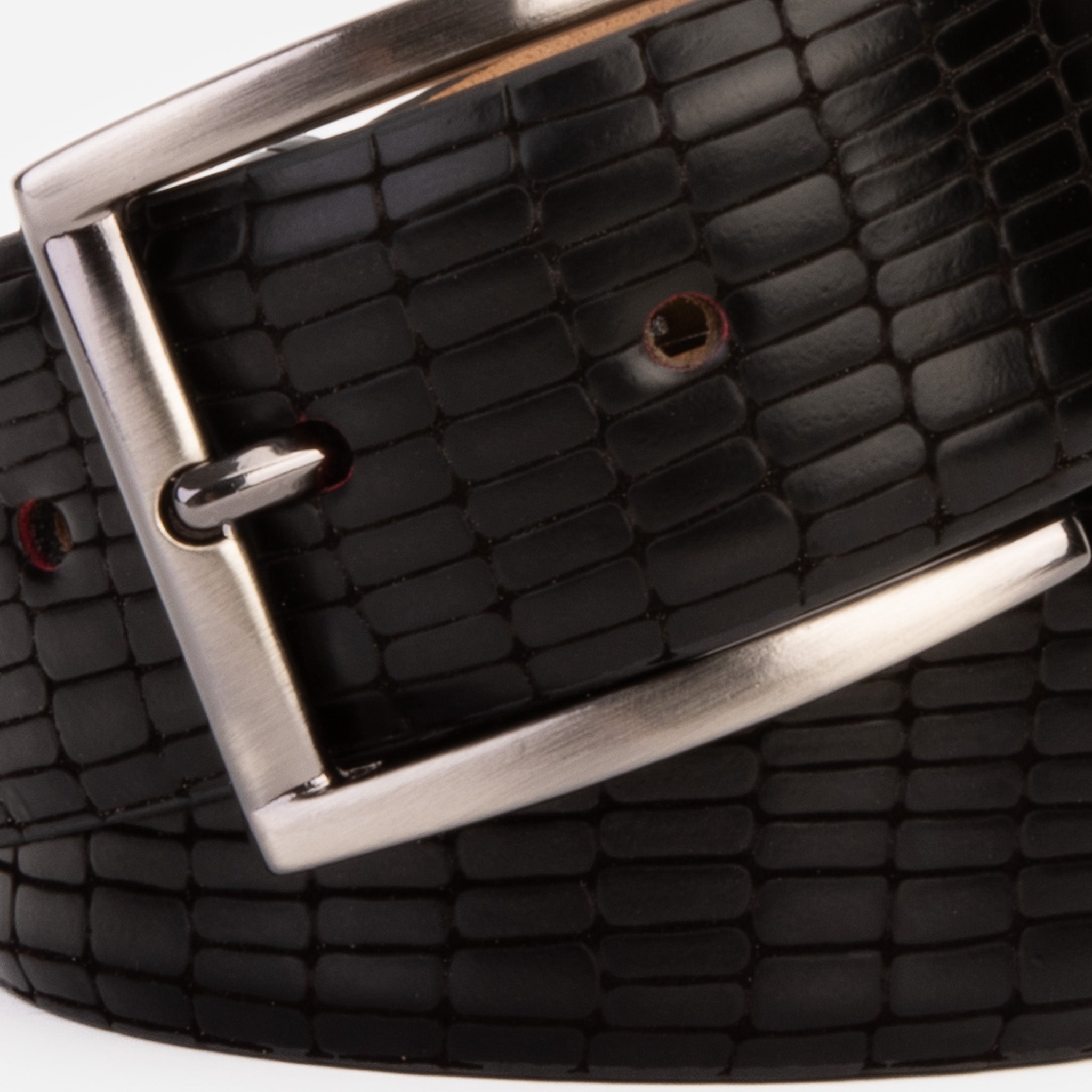 The Empire Black Leather Belt Exclusive Style