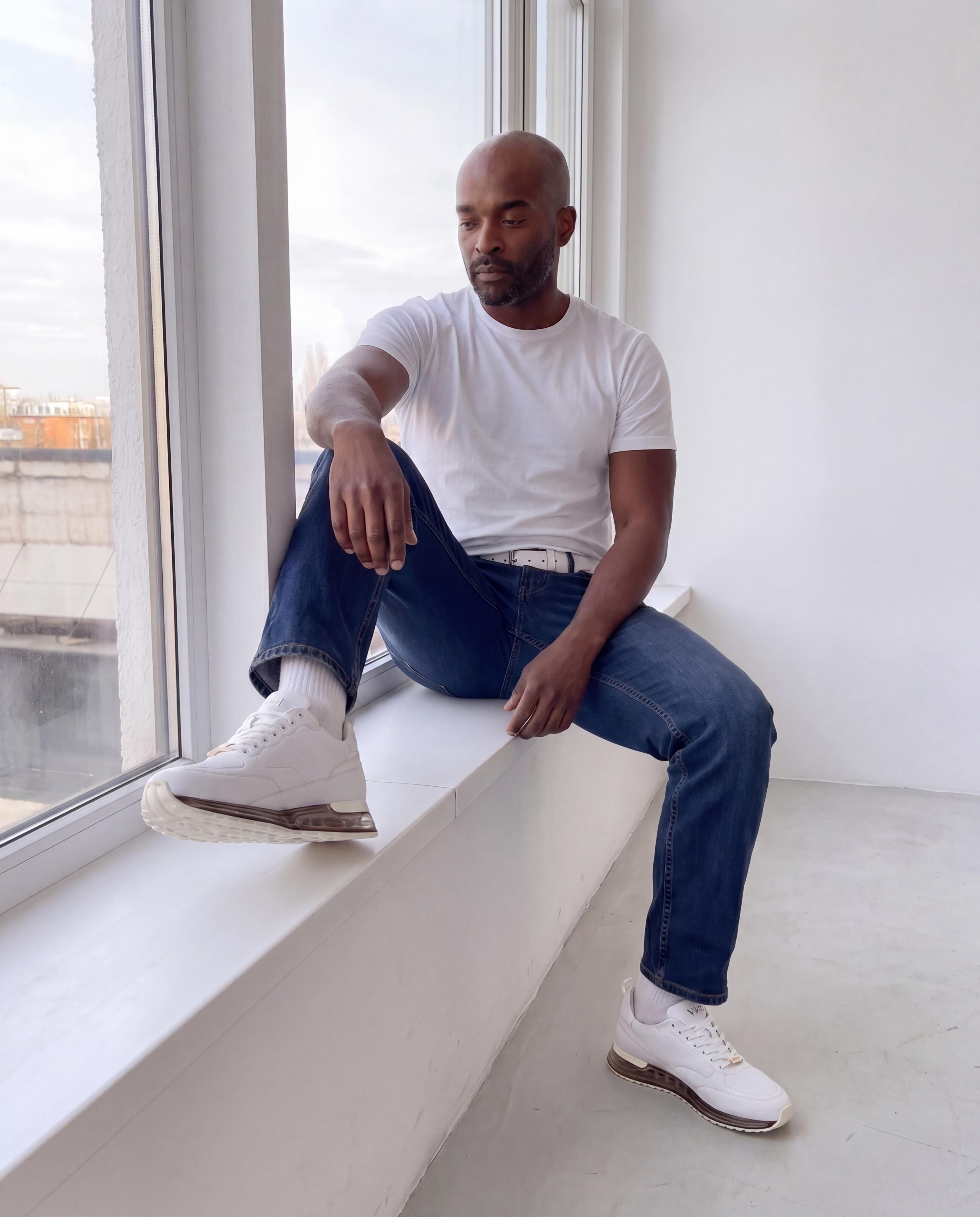 The Lexington White Sneaker On Sale
