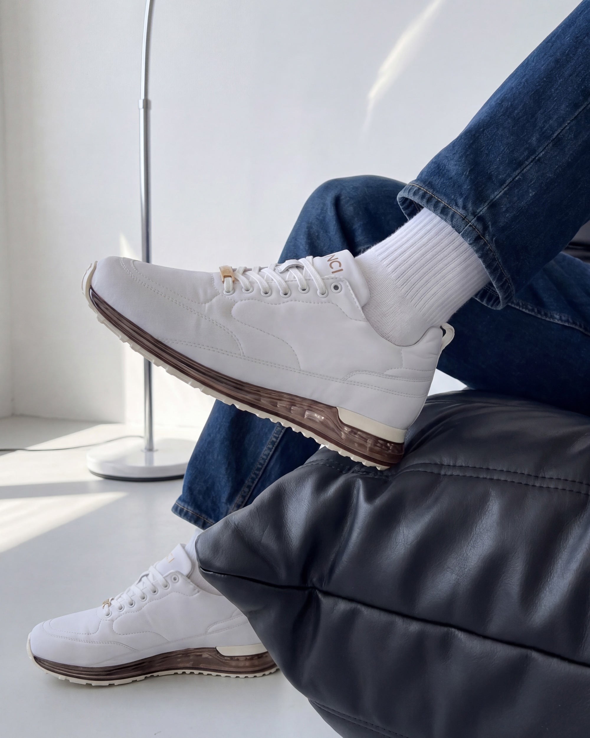 The Lexington White Sneaker On Sale