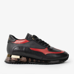 The Arda Black Red Leather Sneaker All New