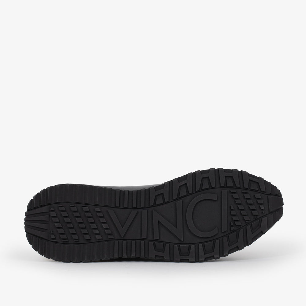The Arda Black Gold Leather Sneaker Universal Fit