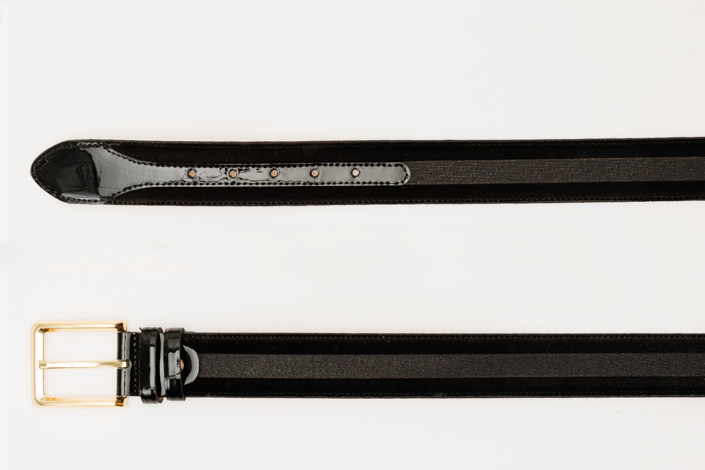 The Pontalto Black Leather Belt Universal Fit
