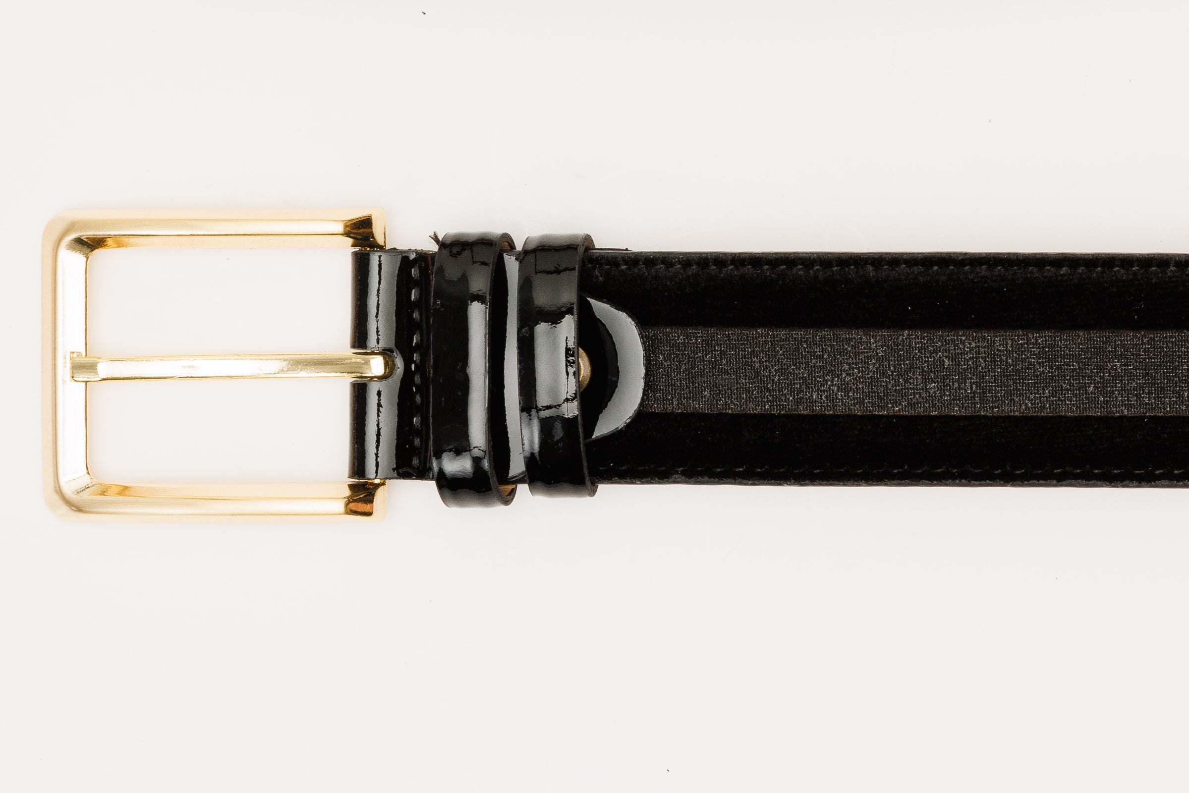 The Pontalto Black Leather Belt Universal Fit