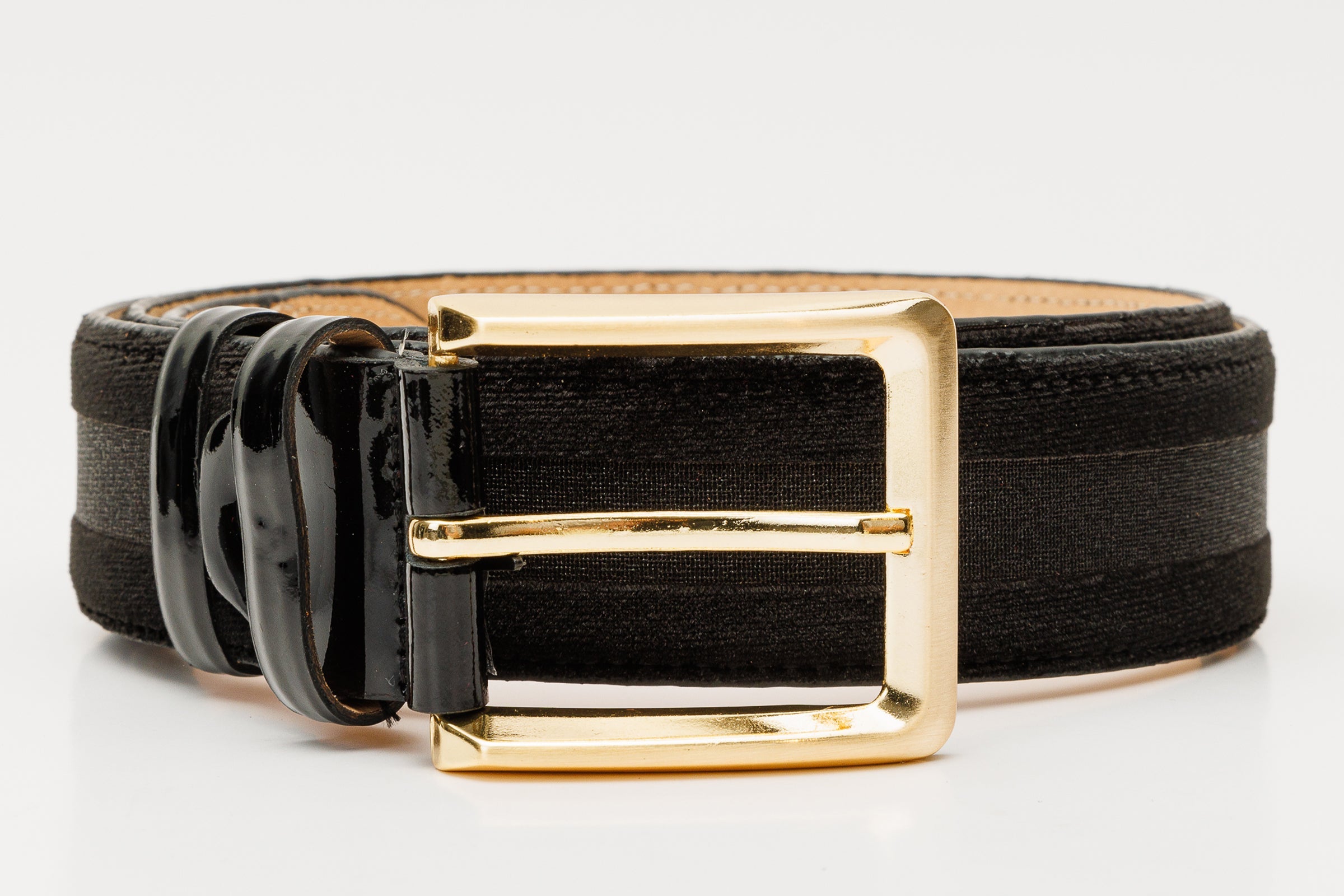 The Pontalto Black Leather Belt Universal Fit