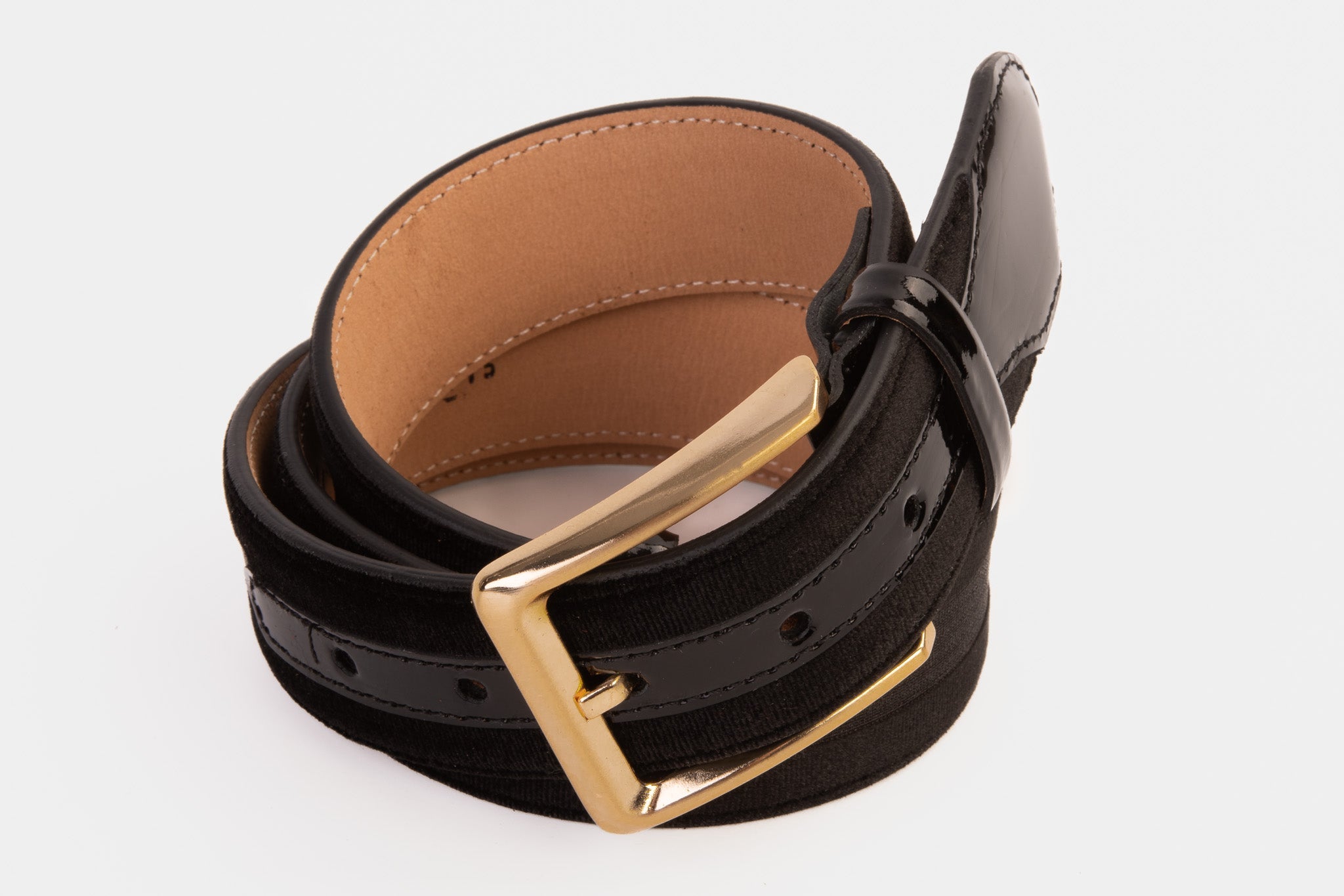 The Pontalto Black Leather Belt Universal Fit