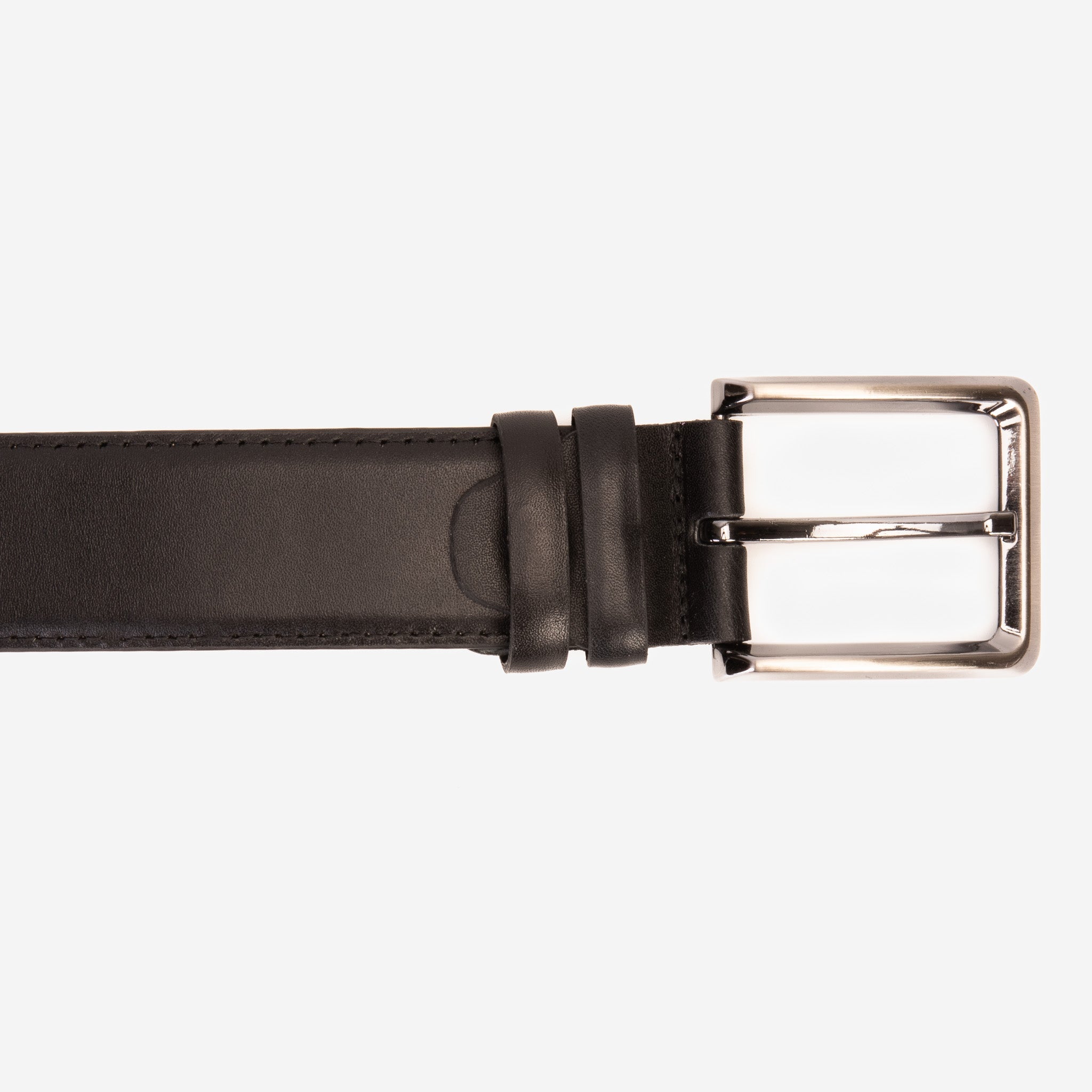 The Bogota Black Calfskin Belt For Sale