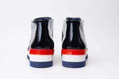 The Kagan Navy Blue Wingtip Chukka Sneaker Boot Universal Fit