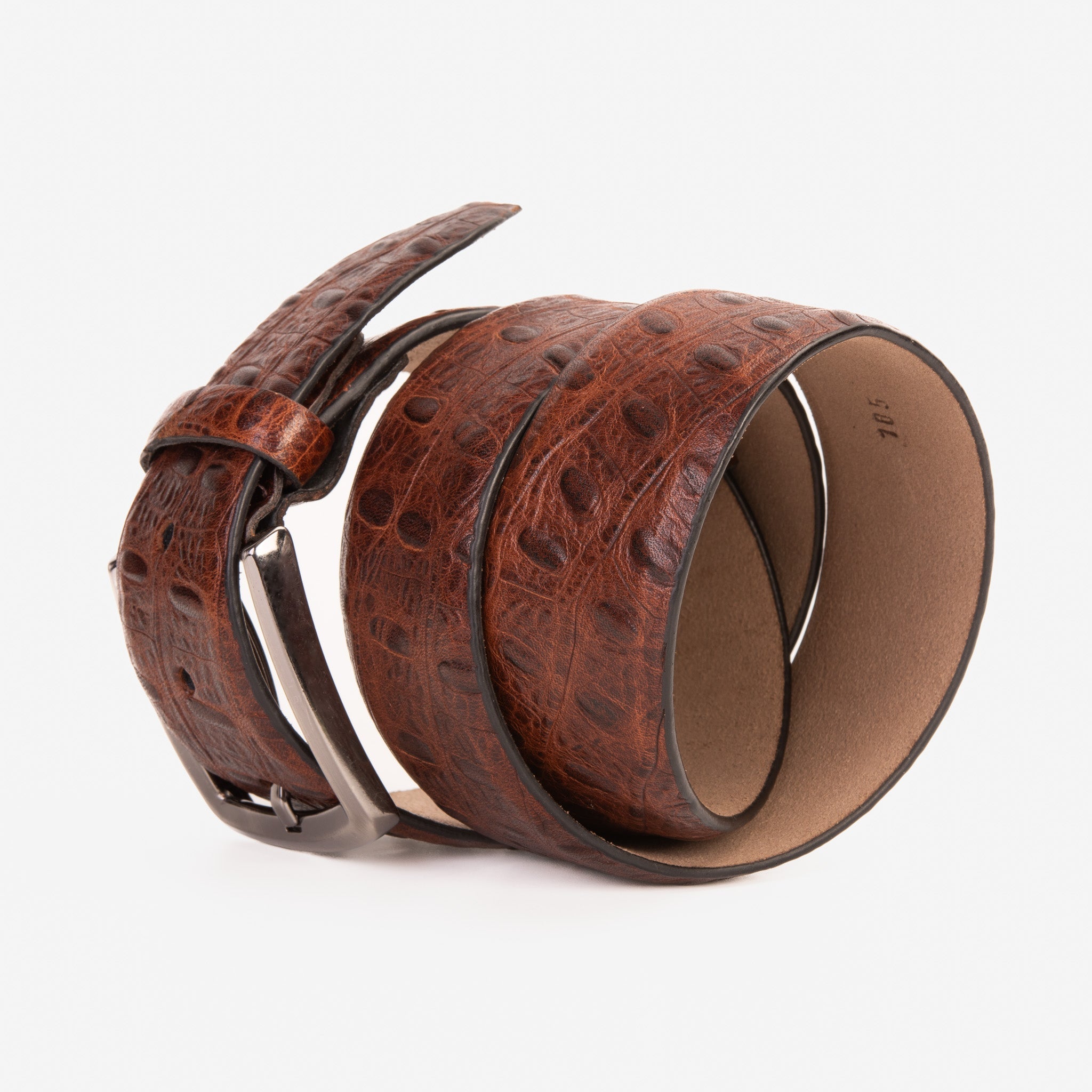 The Randor Brown Leather Belt On Sale