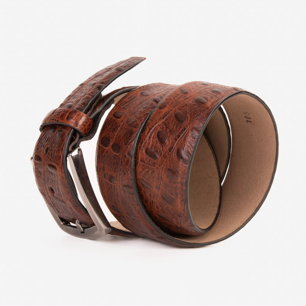 The Randor Brown Leather Belt On Sale