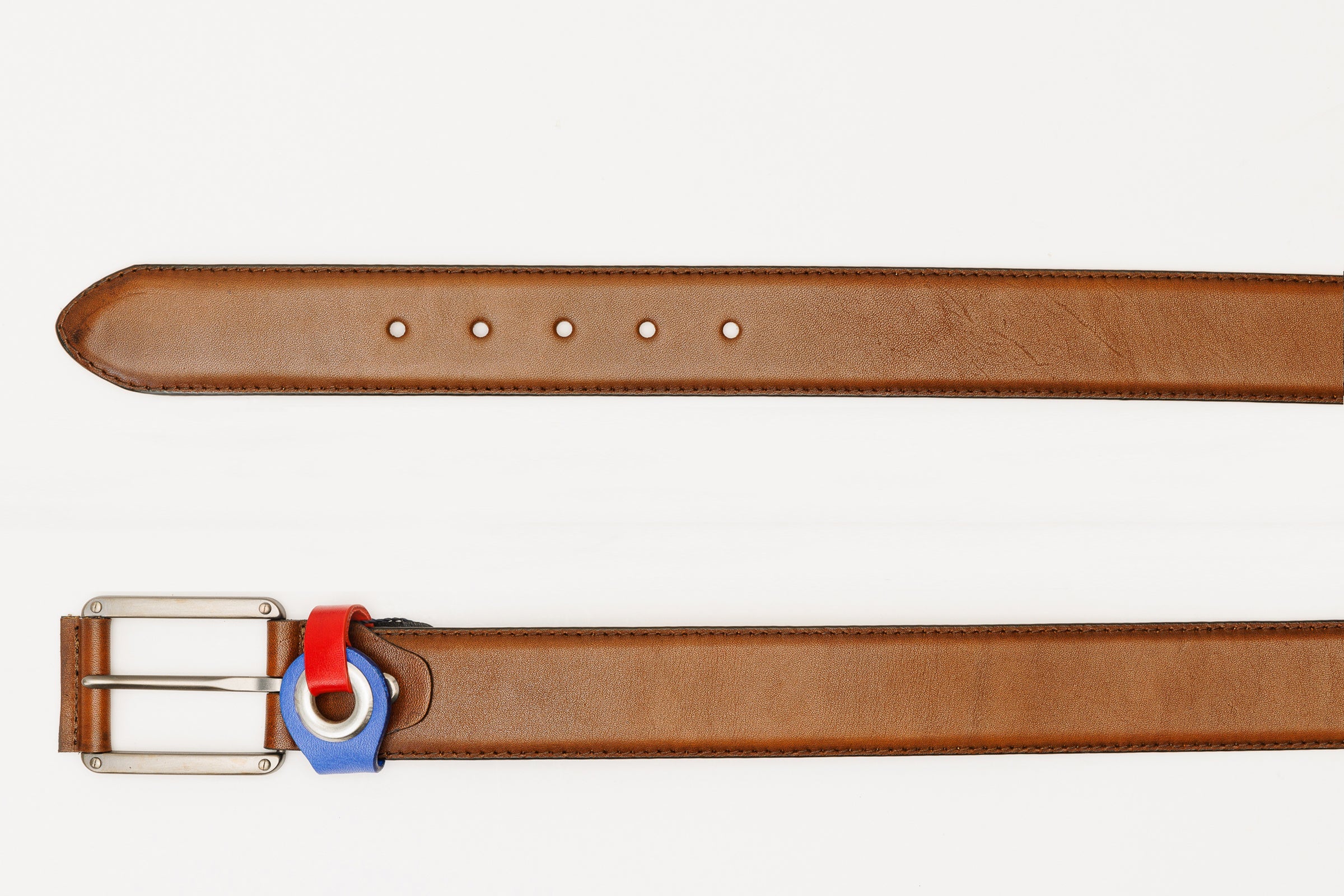 The Jackie Tan Leather Belt For Sale