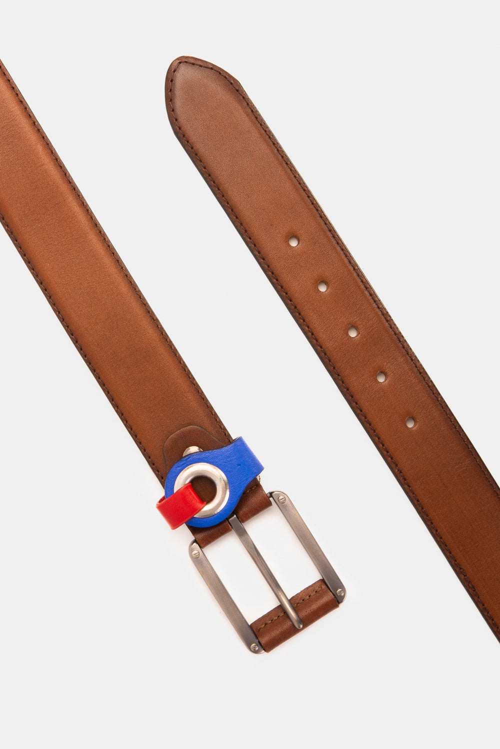 The Jackie Tan Leather Belt For Sale