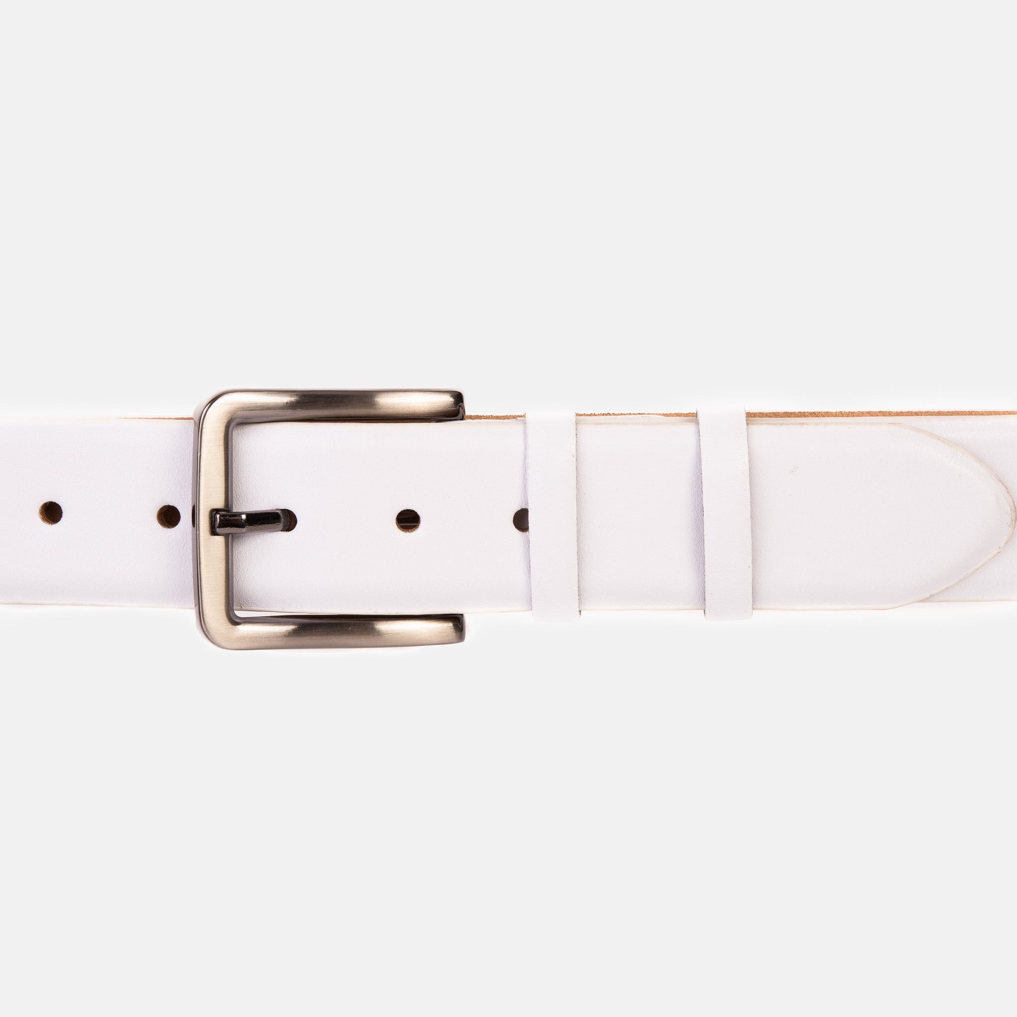 The Urgup White Calfskin Belt Fine Craftsmanship