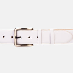 The Urgup White Calfskin Belt Fine Craftsmanship
