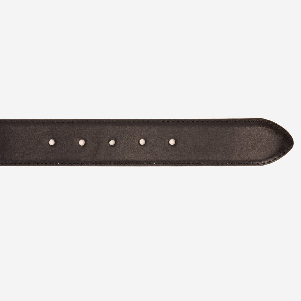 The Torino Black Calfskin Belt Exclusive Style