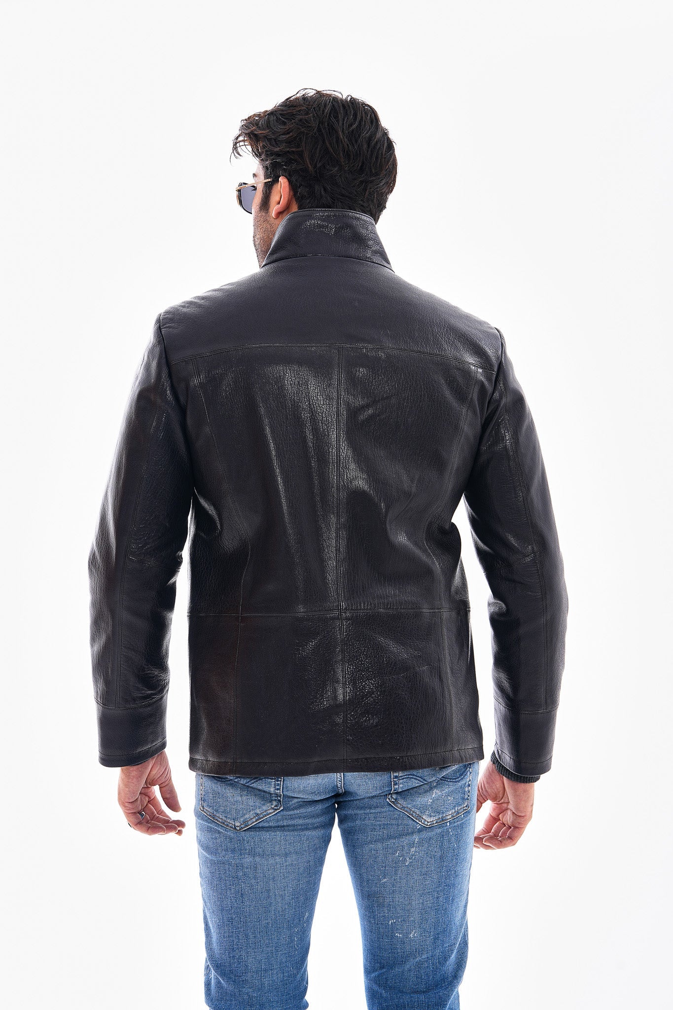 The Nero Black Leather Jacket For Sale