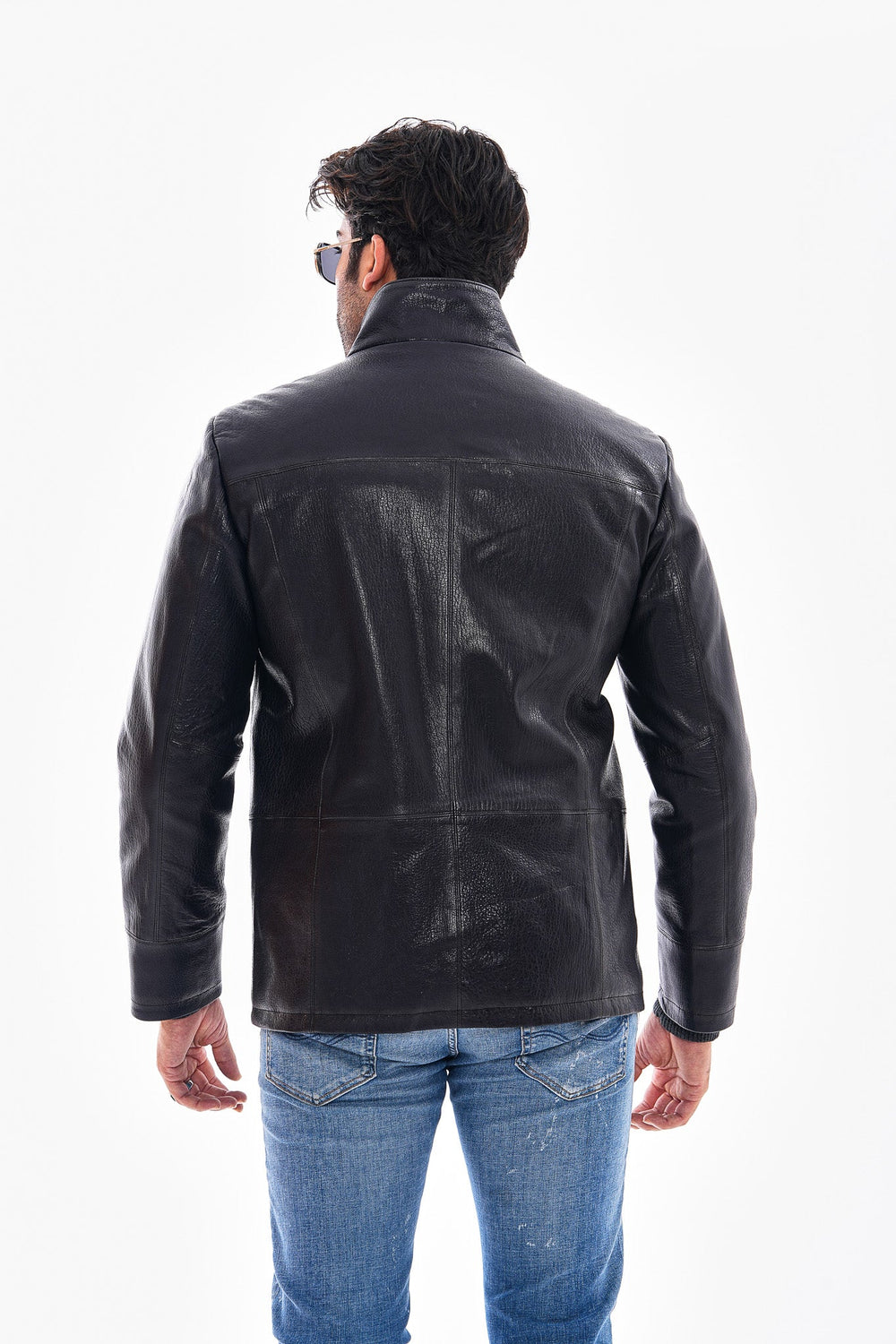 The Nero Black Leather Jacket For Sale