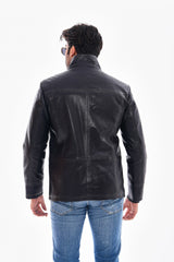 The Nero Black Leather Jacket For Sale
