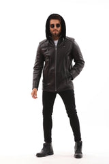 The Bergamo Black Shearling Leather Jacket All New
