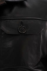 The Azzuro Black Leather Jacket Universal Fit