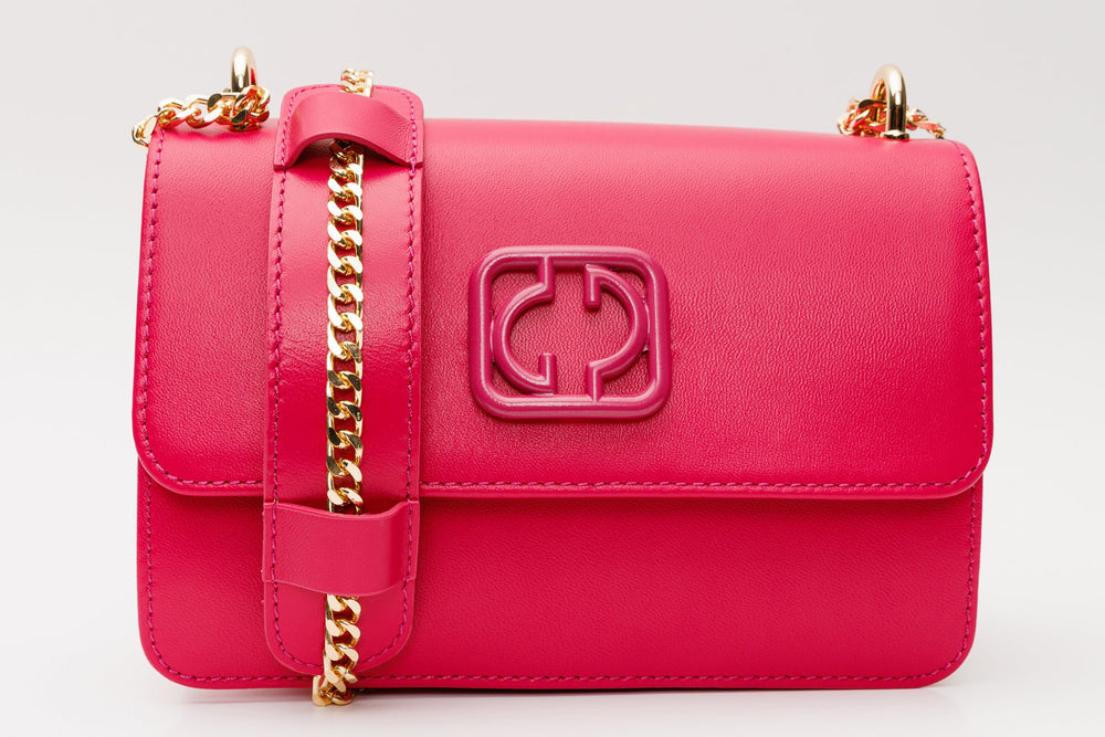 The Maneadero Fuchsia Leather Handbag Universal Fit