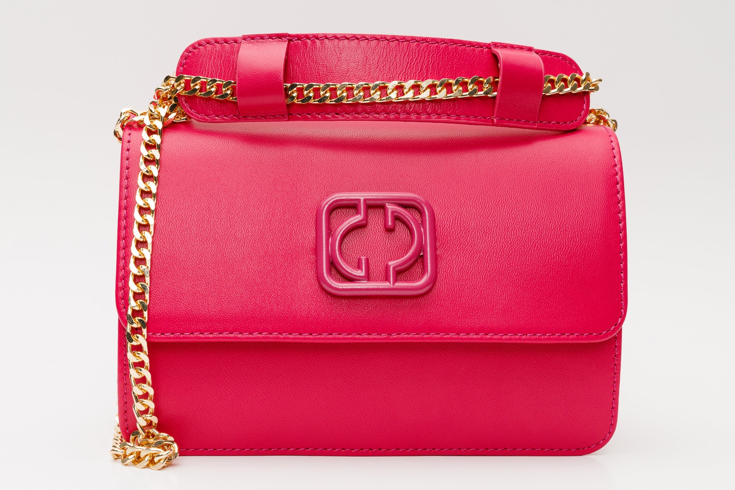 The Maneadero Fuchsia Leather Handbag Universal Fit