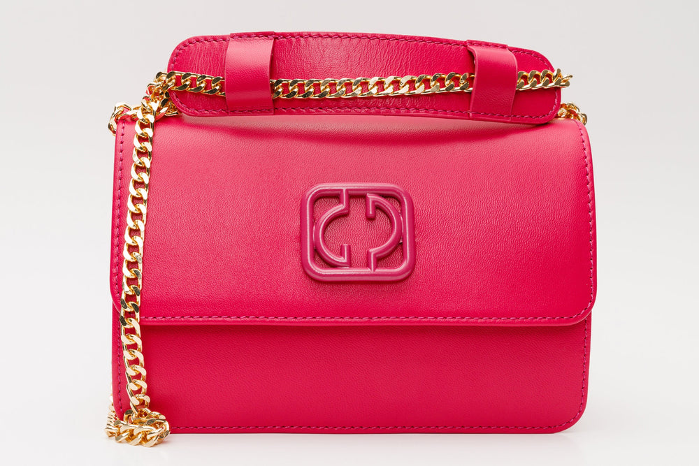 The Maneadero Fuchsia Leather Handbag Universal Fit