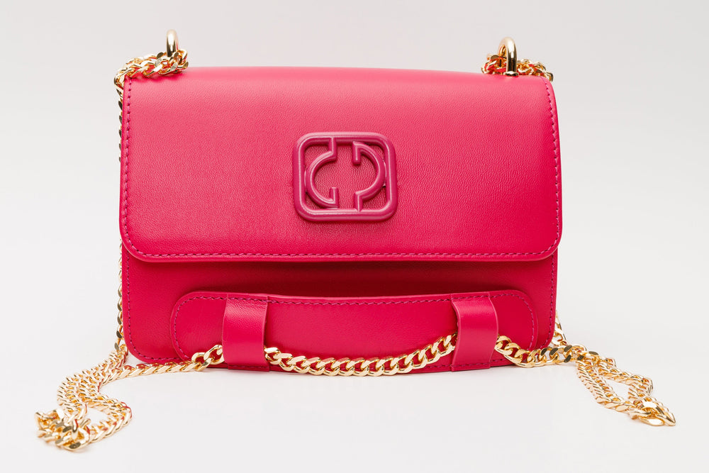 The Maneadero Fuchsia Leather Handbag Universal Fit