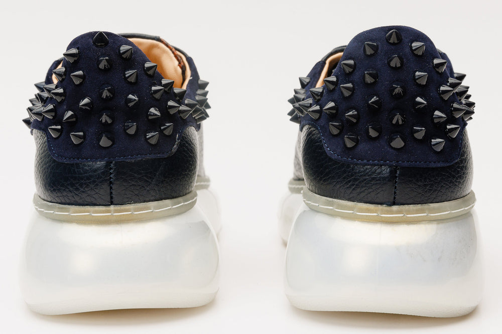 The Venezia Dark Blue Leather Sneaker Exclusive Style