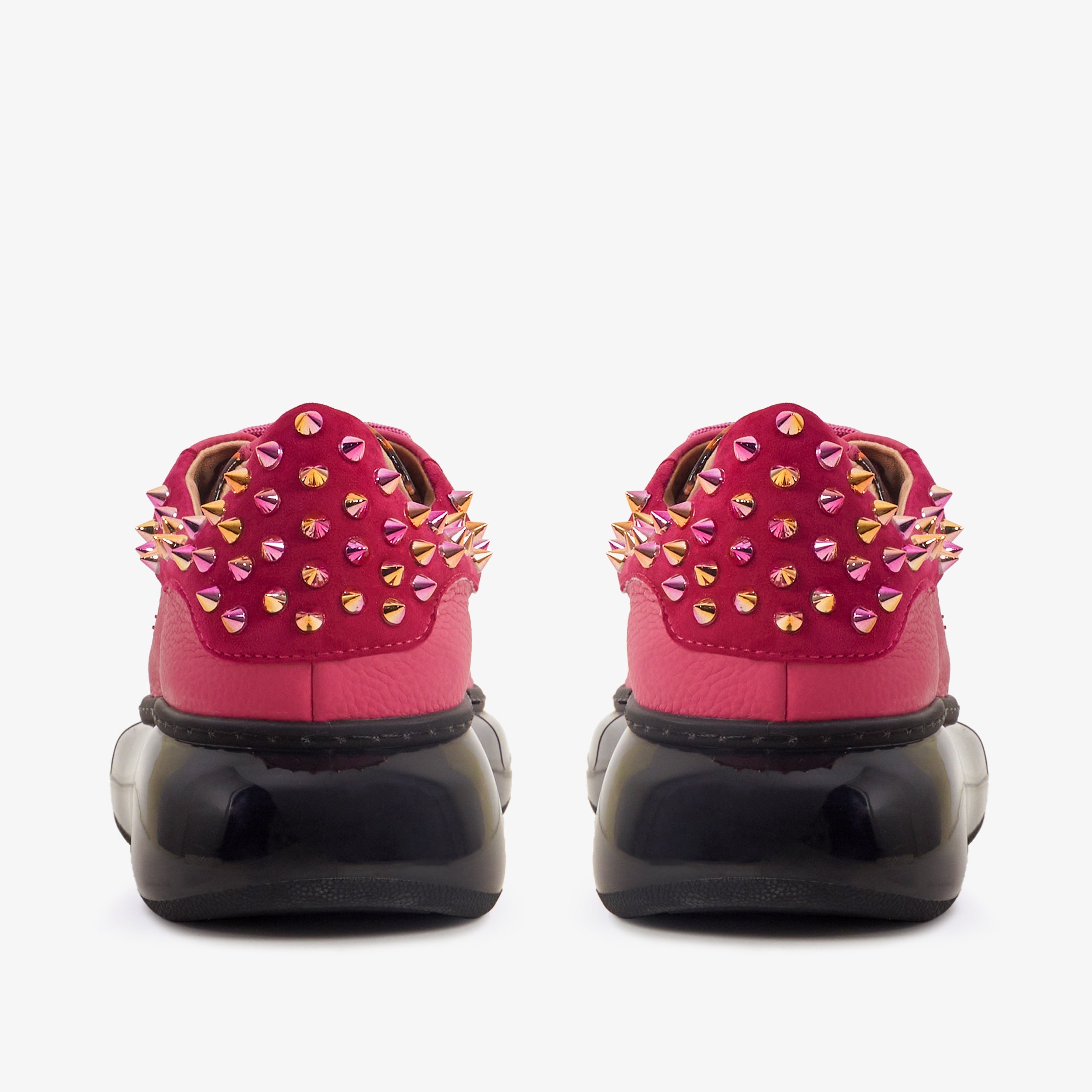 The Venezia Fuchsia Leather Sneaker All New