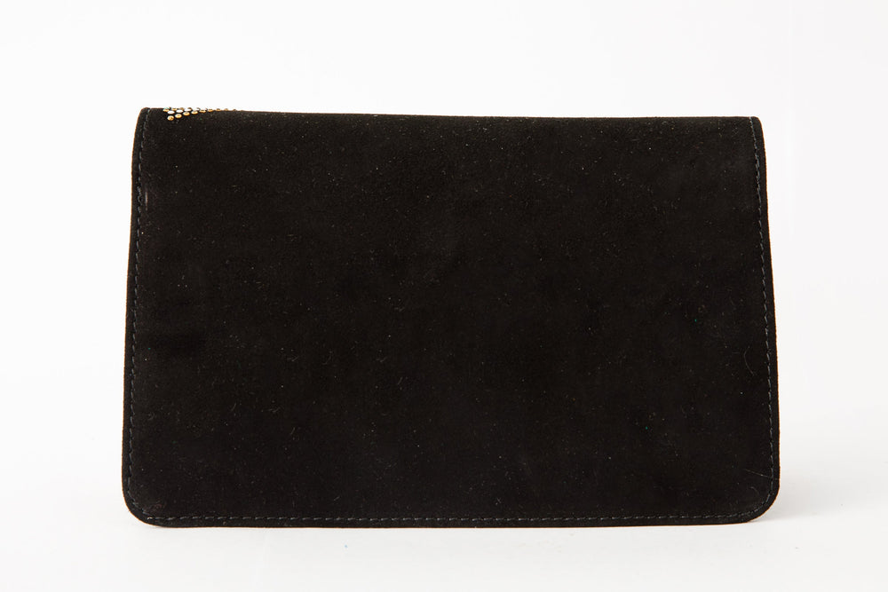 The Palma Black Glitter Leather Handbag Fine Craftsmanship