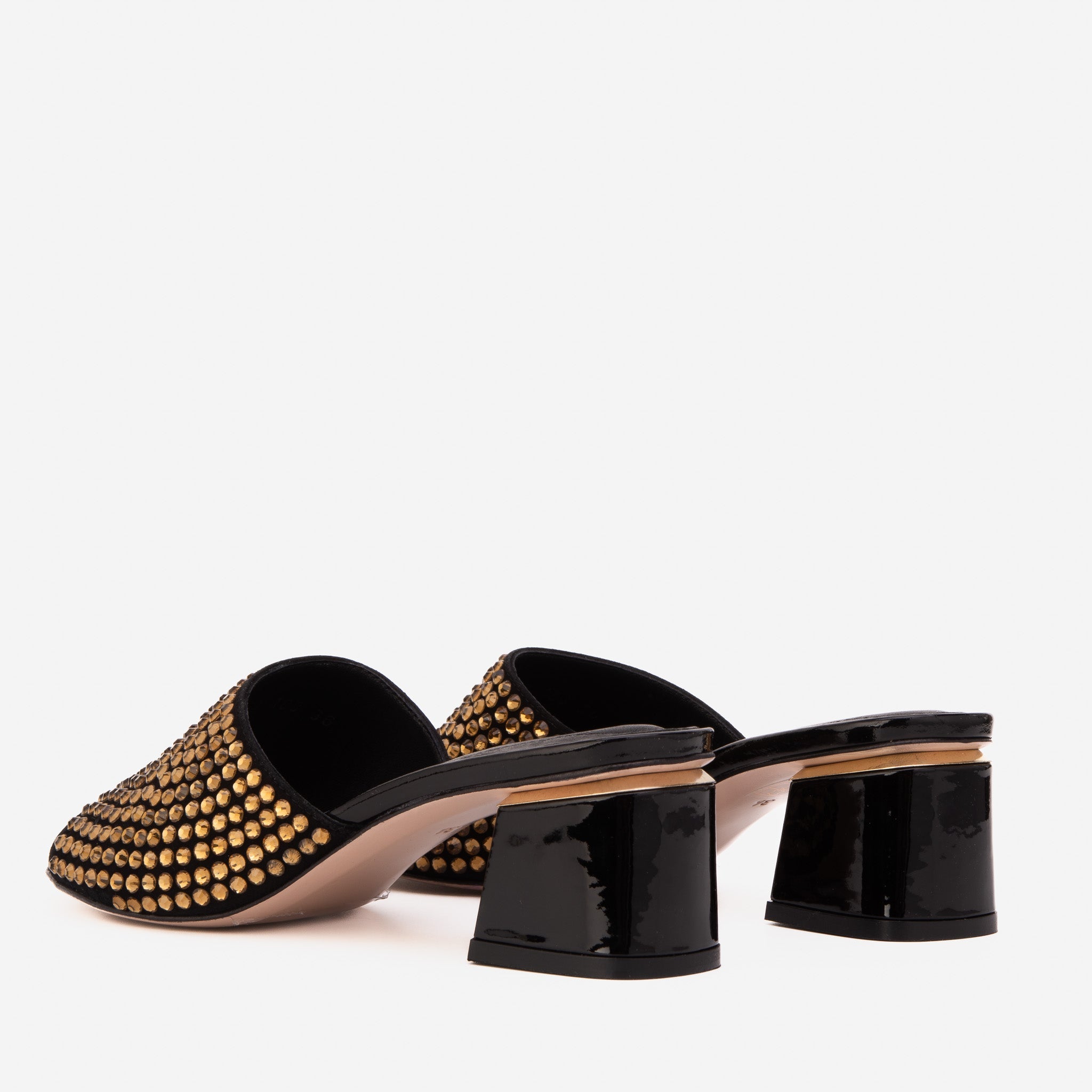 The Ailano Gold Glitter Leather Sandal Exclusive Style