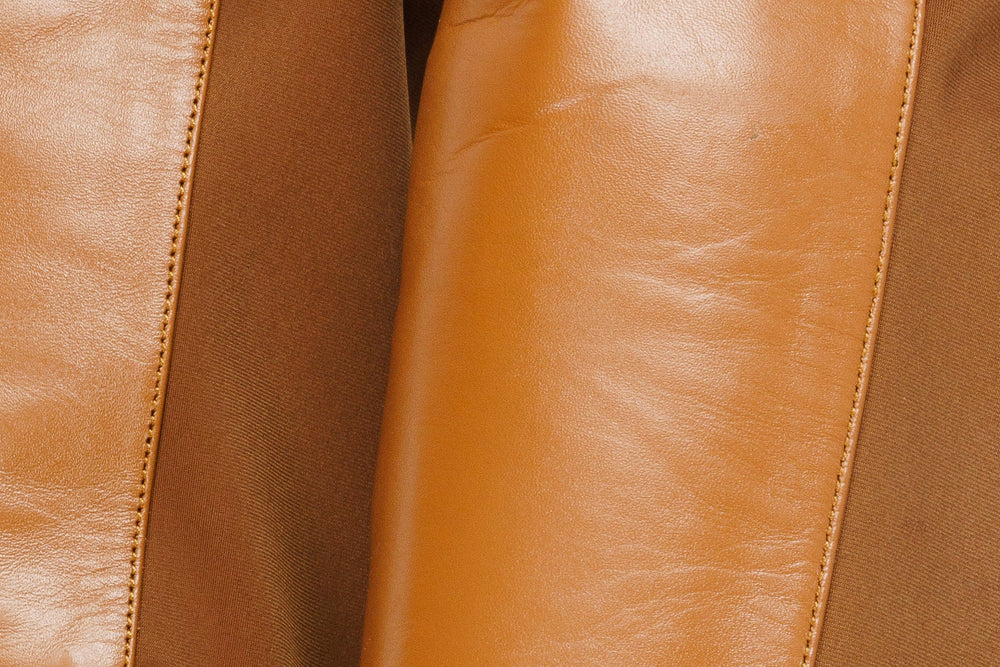 The Fairoks Tan Leather Knee High Boot Universal Fit