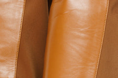 The Fairoks Tan Leather Knee High Boot Universal Fit