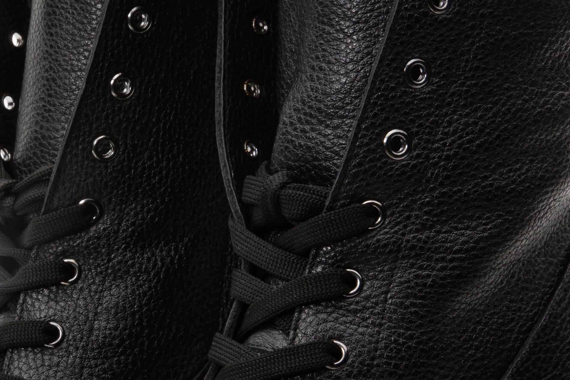 The Melo Black Leather Natural Fur Mid Calf Platform Heel Boot On Sale