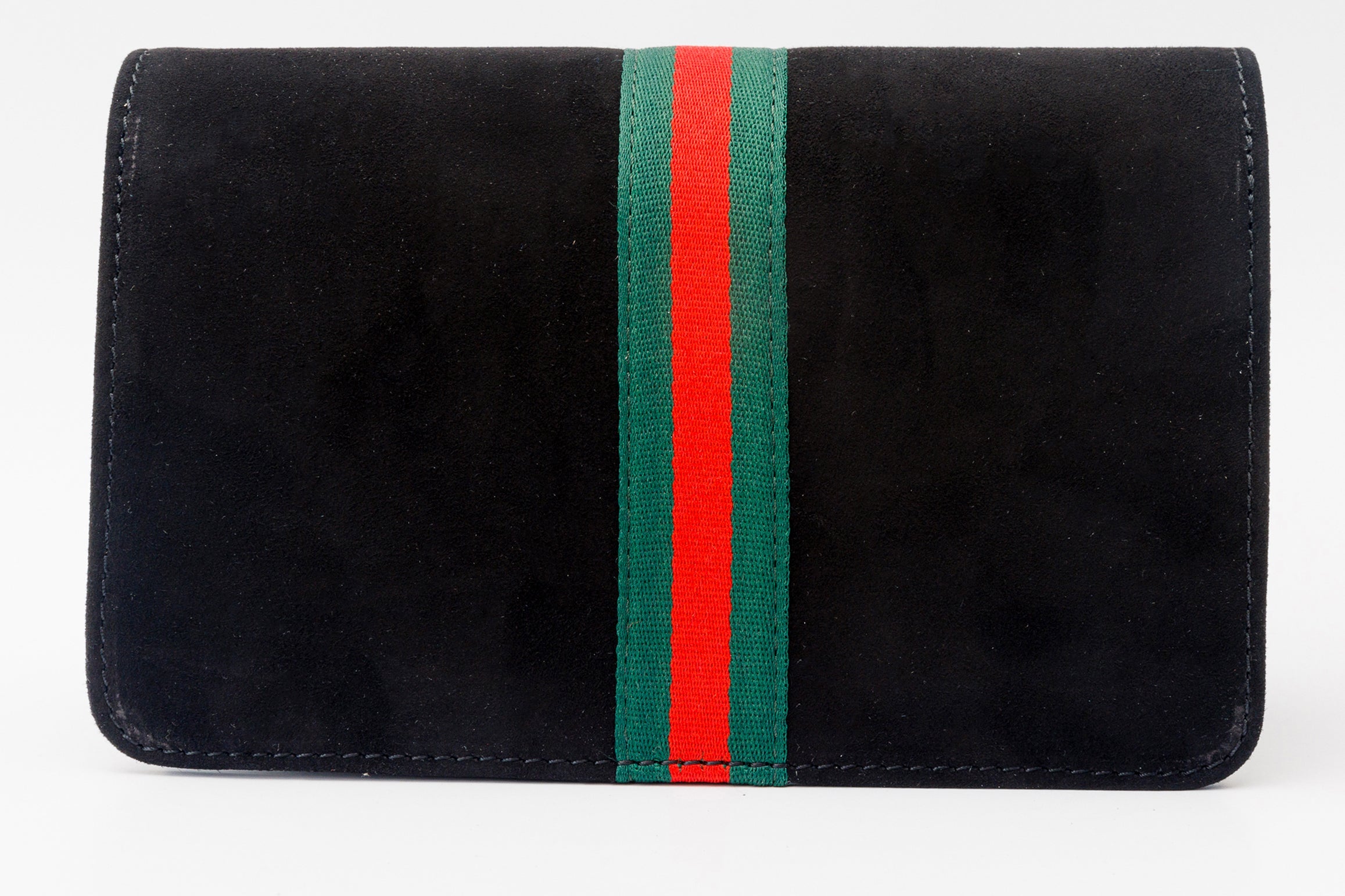 The Afega Black Suede Leather Handbag Fine Craftsmanship