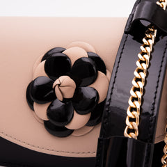The Diva Beige Leather Handbag On Sale
