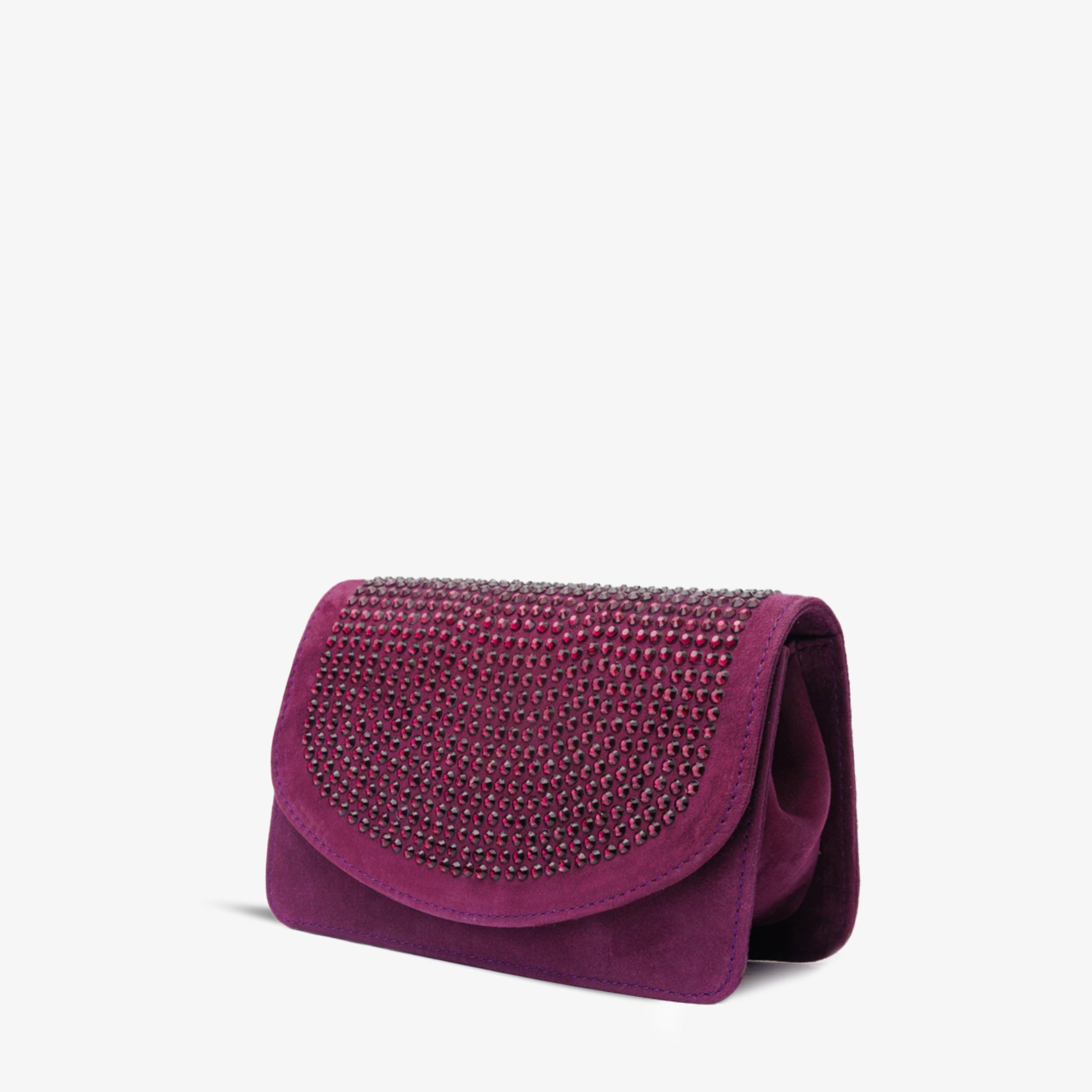 The Ailano Purple Leather Handbag All New