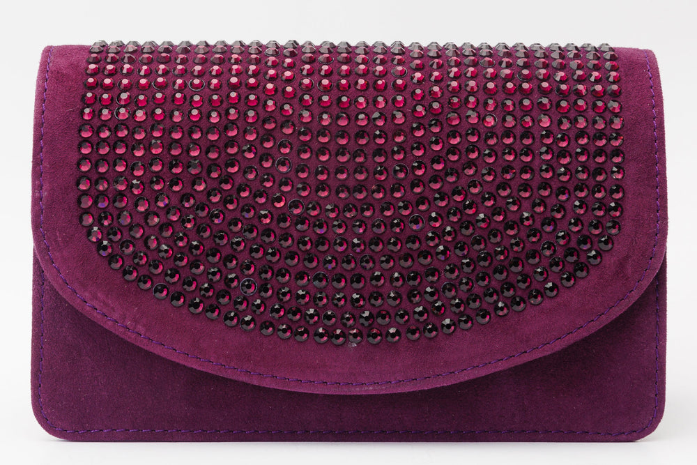 The Ailano Purple Leather Handbag All New