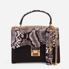 The Venezia Black Leather Handbag Fine Craftsmanship