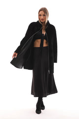 The Nyra Reversible Shearling Leather Jacket Exclusive Style